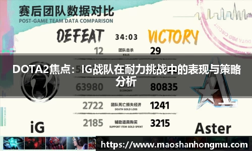 DOTA2焦点：IG战队在耐力挑战中的表现与策略分析